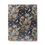 Hand Painted Floral Garden Night Metal Print Gallery Image 1