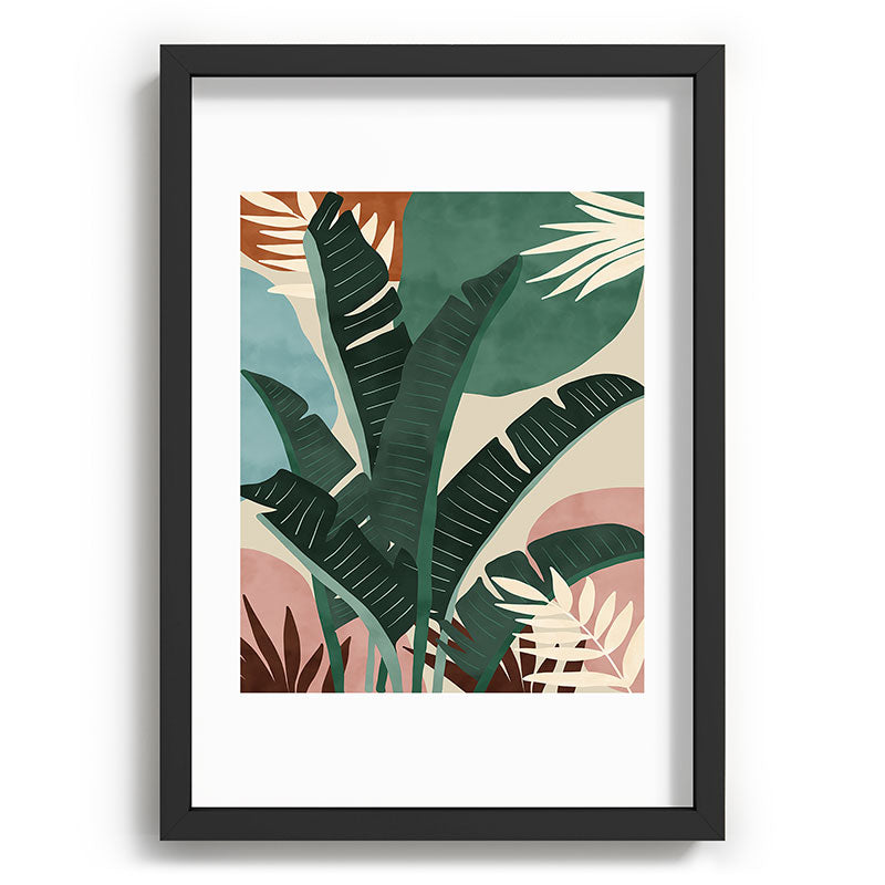 Modern jungle shapes Framed Art Print Gallery Image 81