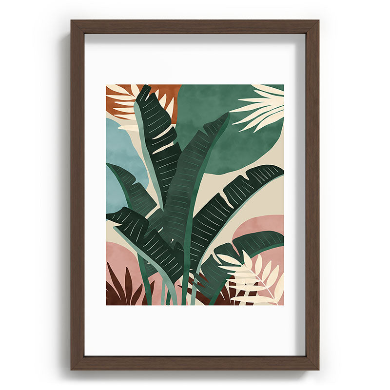 Modern jungle shapes Framed Art Print Gallery Image 89