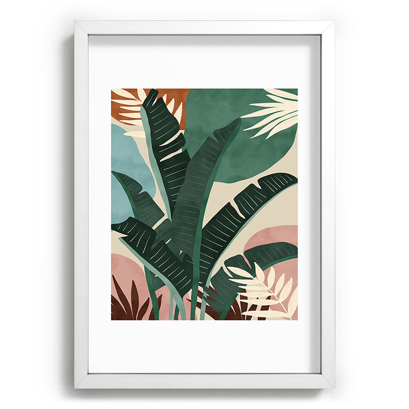 Modern jungle shapes Framed Art Print Gallery Image 105