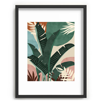 Modern jungle shapes Framed Art Print Gallery Image 84