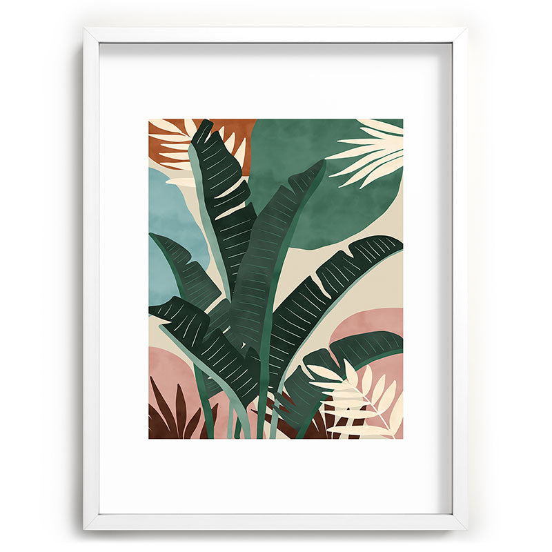 Modern jungle shapes Framed Art Print Gallery Image 108