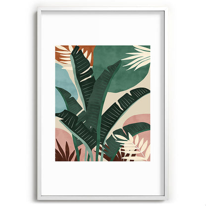 Modern jungle shapes Framed Art Print Gallery Image 110