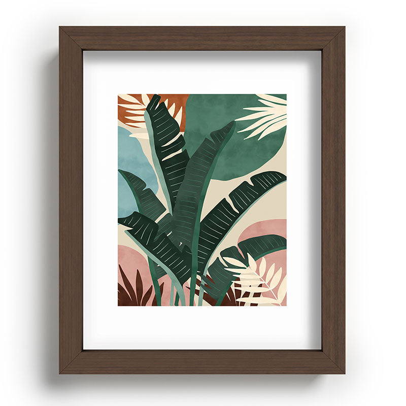 Modern jungle shapes Framed Art Print Gallery Image 88