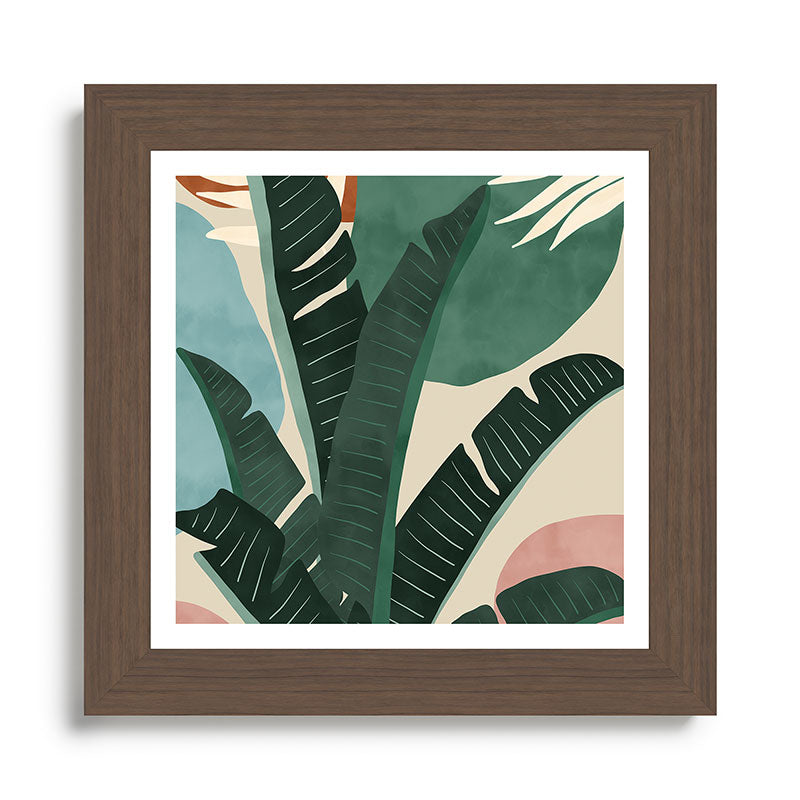 Modern jungle shapes Framed Art Print Gallery Image 57