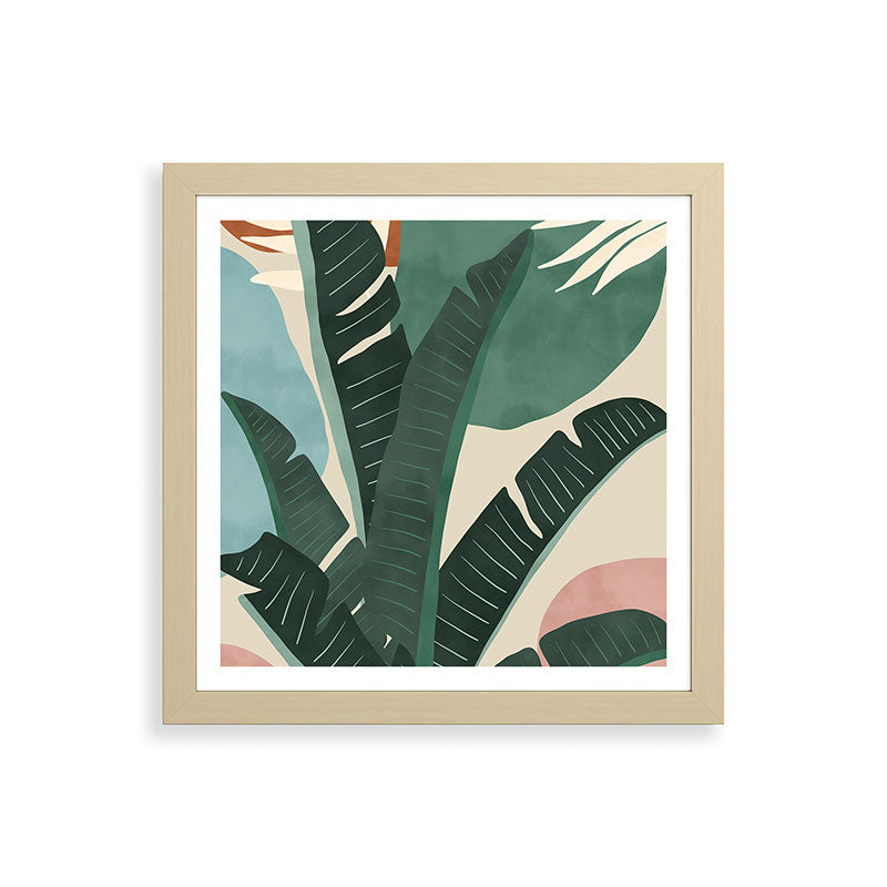 Modern jungle shapes Framed Art Print Gallery Image 71