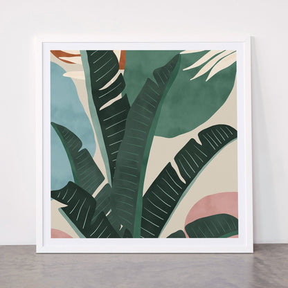 Modern jungle shapes Framed Art Print Gallery Image 87