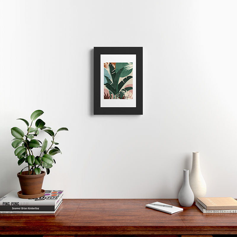 Modern jungle shapes Framed Art Print Gallery Image 42