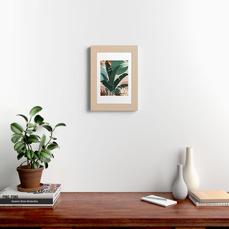 Modern jungle shapes Framed Art Print Gallery Image 62