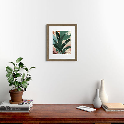 Modern jungle shapes Framed Art Print Gallery Image 53