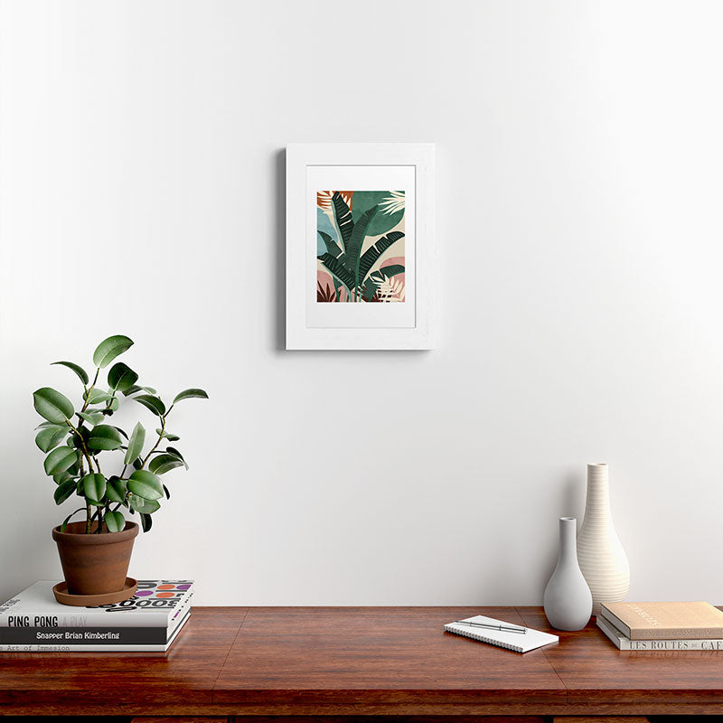 Modern jungle shapes Framed Art Print Gallery Image 72