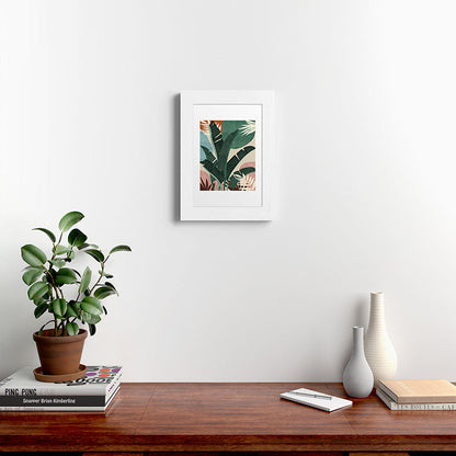 Modern jungle shapes Framed Art Print Gallery Image 72