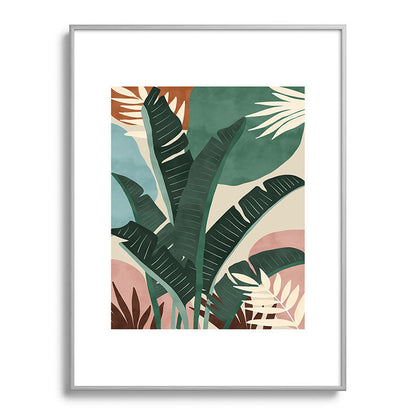 Modern jungle shapes Framed Art Print Gallery Image 134