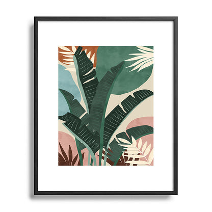 Modern jungle shapes Framed Art Print Gallery Image 112