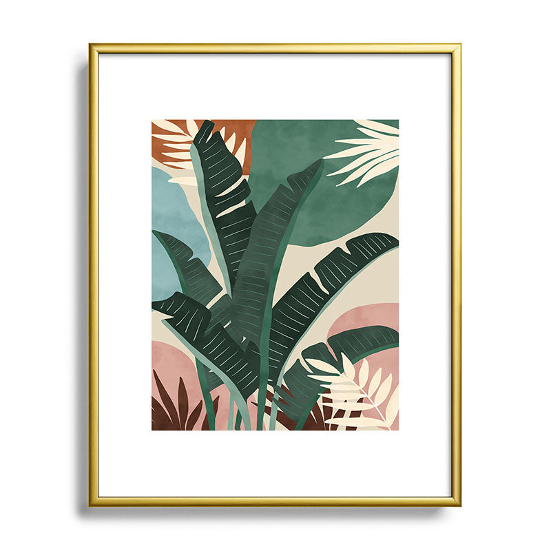Modern jungle shapes Framed Art Print Gallery Image 121