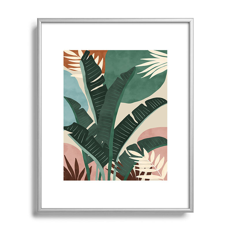 Modern jungle shapes Framed Art Print Gallery Image 131