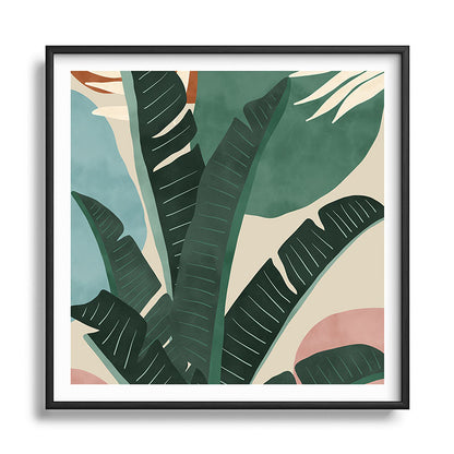 Modern jungle shapes Framed Art Print Gallery Image 122