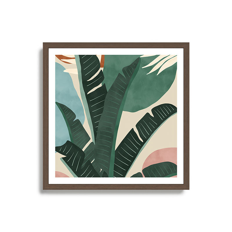 Modern jungle shapes Framed Art Print Gallery Image 17