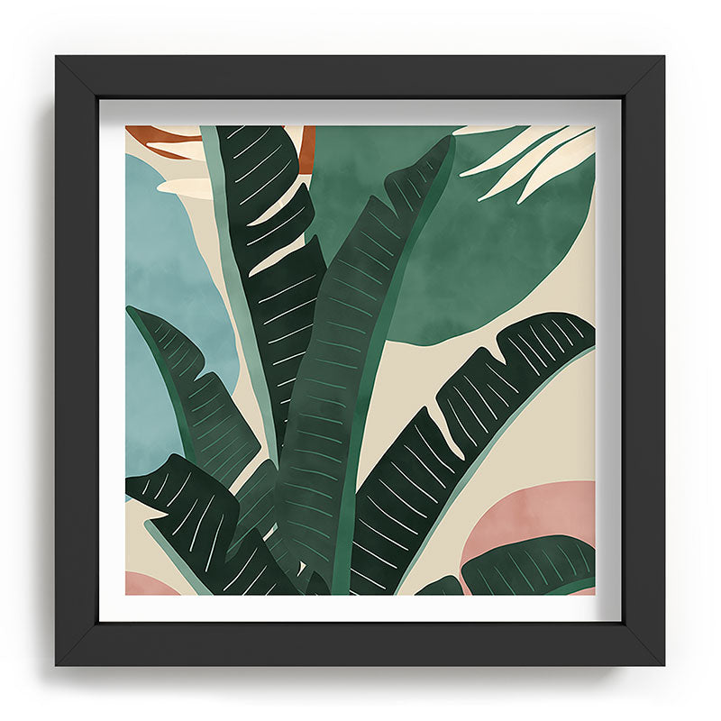 Modern jungle shapes Framed Art Print Gallery Image 90