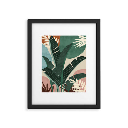 Modern jungle shapes Framed Art Print Gallery Image 6