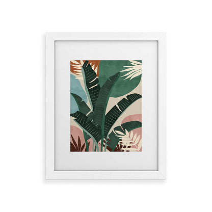 Modern jungle shapes Framed Art Print Gallery Image 74