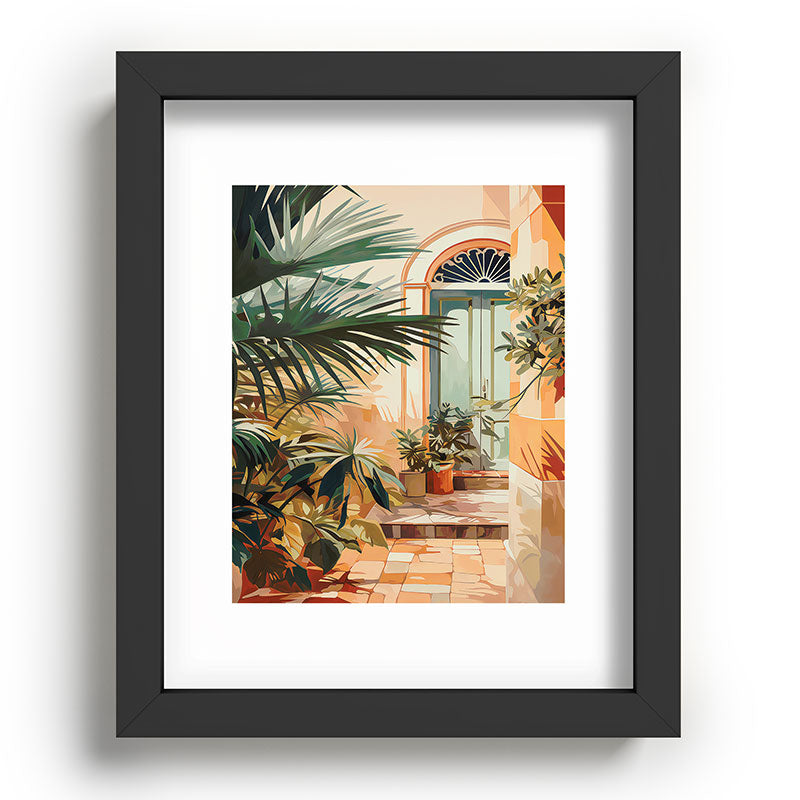 Villa Courtyard Mediterranean Art Framed Art Print Gallery Image 80