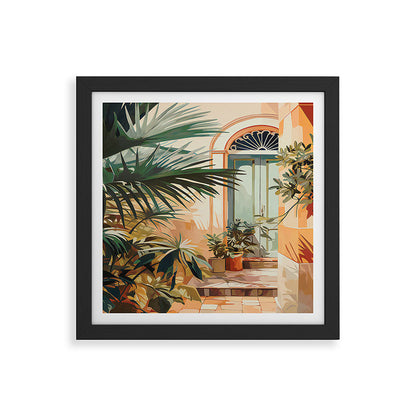 Villa Courtyard Mediterranean Art Framed Art Print Gallery Image 50