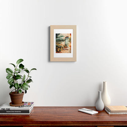 Villa Courtyard Mediterranean Art Framed Art Print Gallery Image 62