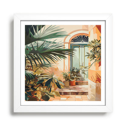 Villa Courtyard Mediterranean Art Framed Art Print Gallery Image 35
