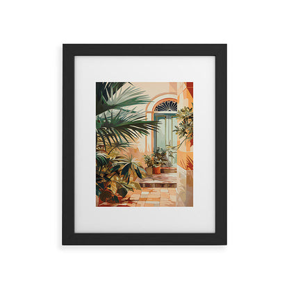 Villa Courtyard Mediterranean Art Framed Art Print Gallery Image 40