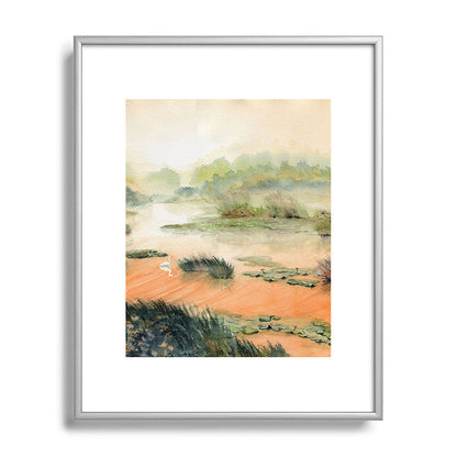 Egret On The Marsh Framed Art Print Gallery Image 129