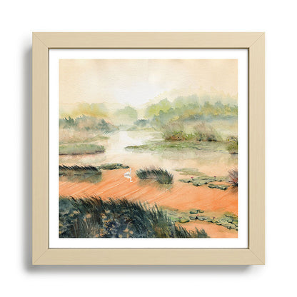 Egret On The Marsh Framed Art Print Gallery Image 24