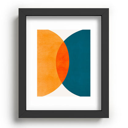 Mid Century Eclipse / Abstract Geometric Framed Art Print Gallery Image 80
