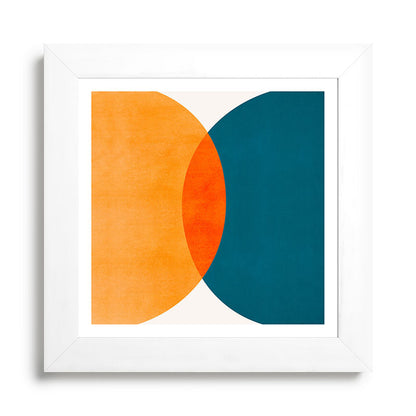 Mid Century Eclipse / Abstract Geometric Framed Art Print Gallery Image 79