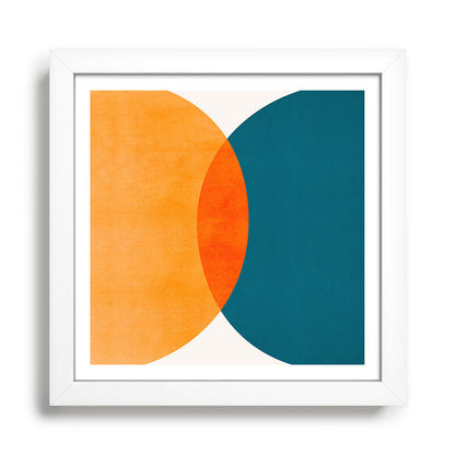 Mid Century Eclipse / Abstract Geometric Framed Art Print Gallery Image 35