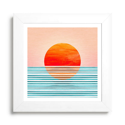 Minimalist Sunset III / Abstract Landscape Framed Art Print Gallery Image 79