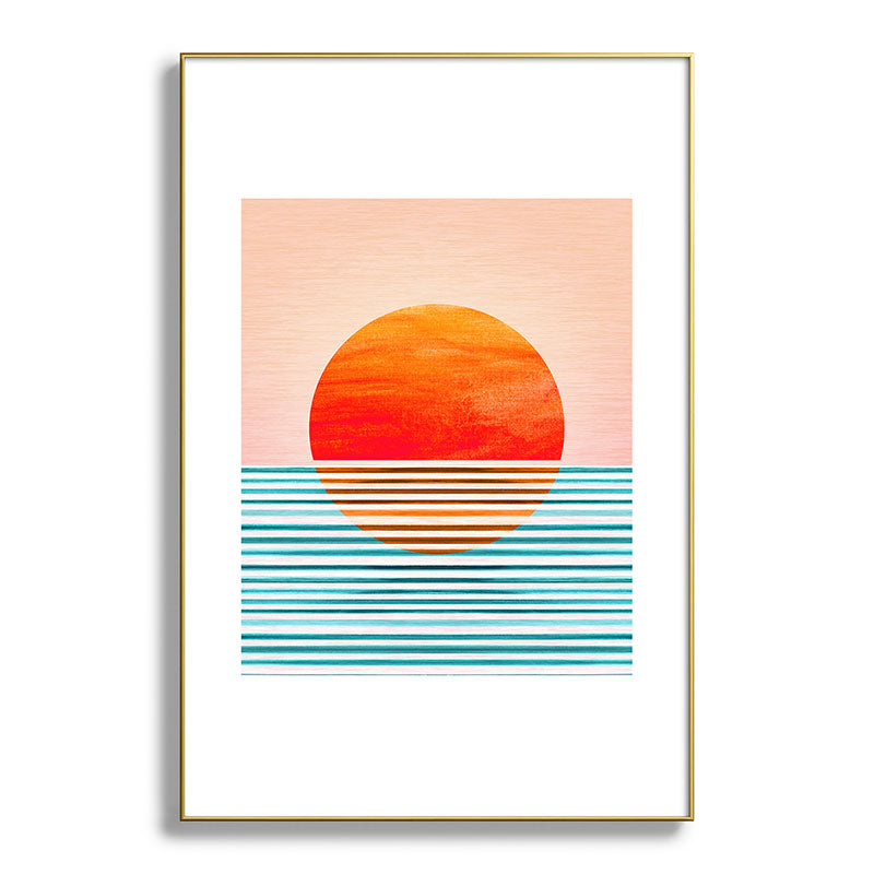 Minimalist Sunset III / Abstract Landscape Framed Art Print Gallery Image 128