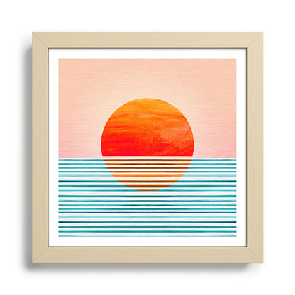 Minimalist Sunset III / Abstract Landscape Framed Art Print Gallery Image 24
