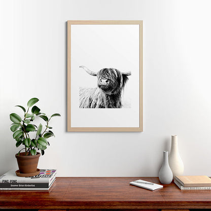 HIGHLAND CATTLE FRIDA Framed Art Print Gallery Image 65