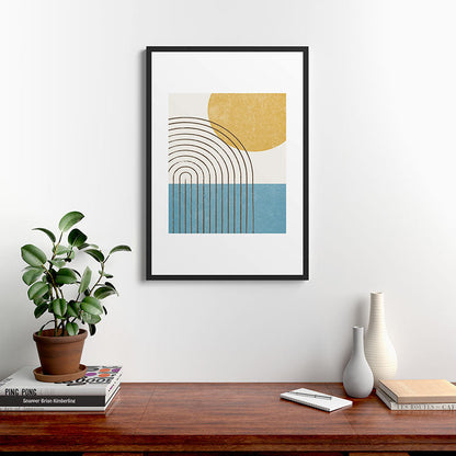 Sunny ocean Framed Art Print Gallery Image 8