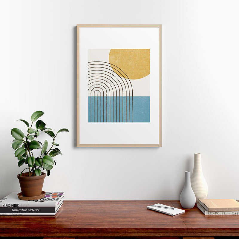 Sunny ocean Framed Art Print Gallery Image 28