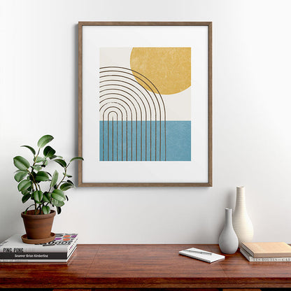 Sunny ocean Framed Art Print Gallery Image 19