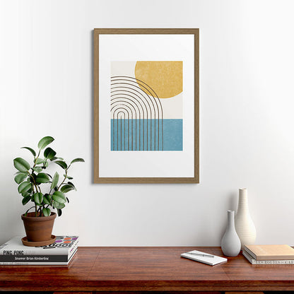 Sunny ocean Framed Art Print Gallery Image 56