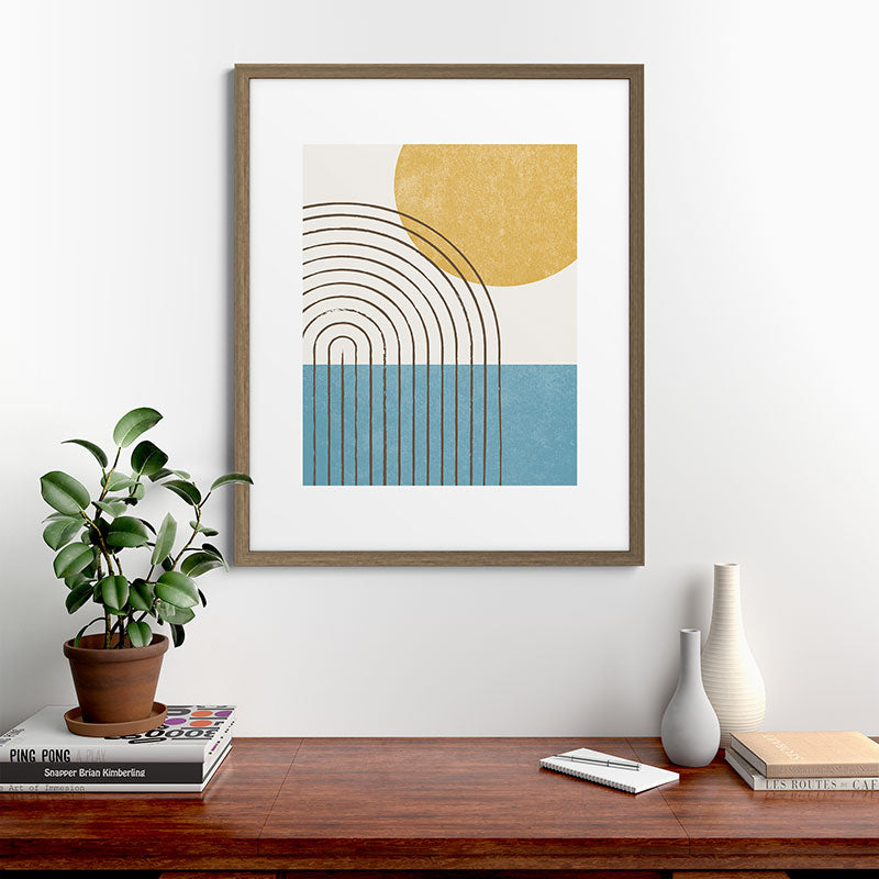 Sunny ocean Framed Art Print Gallery Image 58