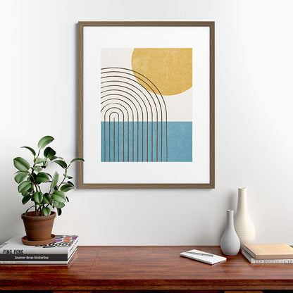 Sunny ocean Framed Art Print Gallery Image 58