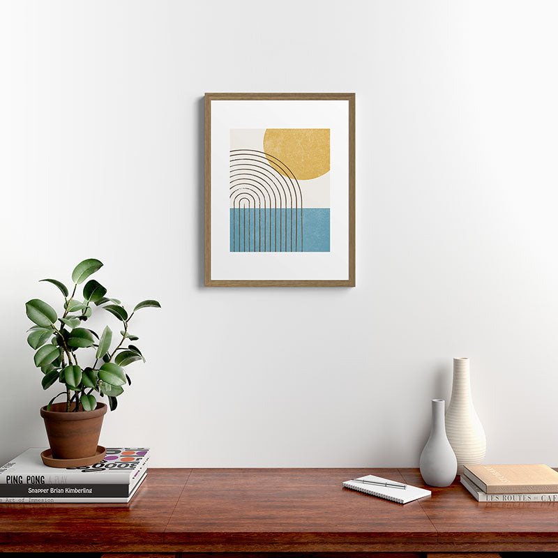 Sunny ocean Framed Art Print Gallery Image 16
