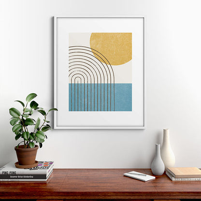 Sunny ocean Framed Art Print Gallery Image 39