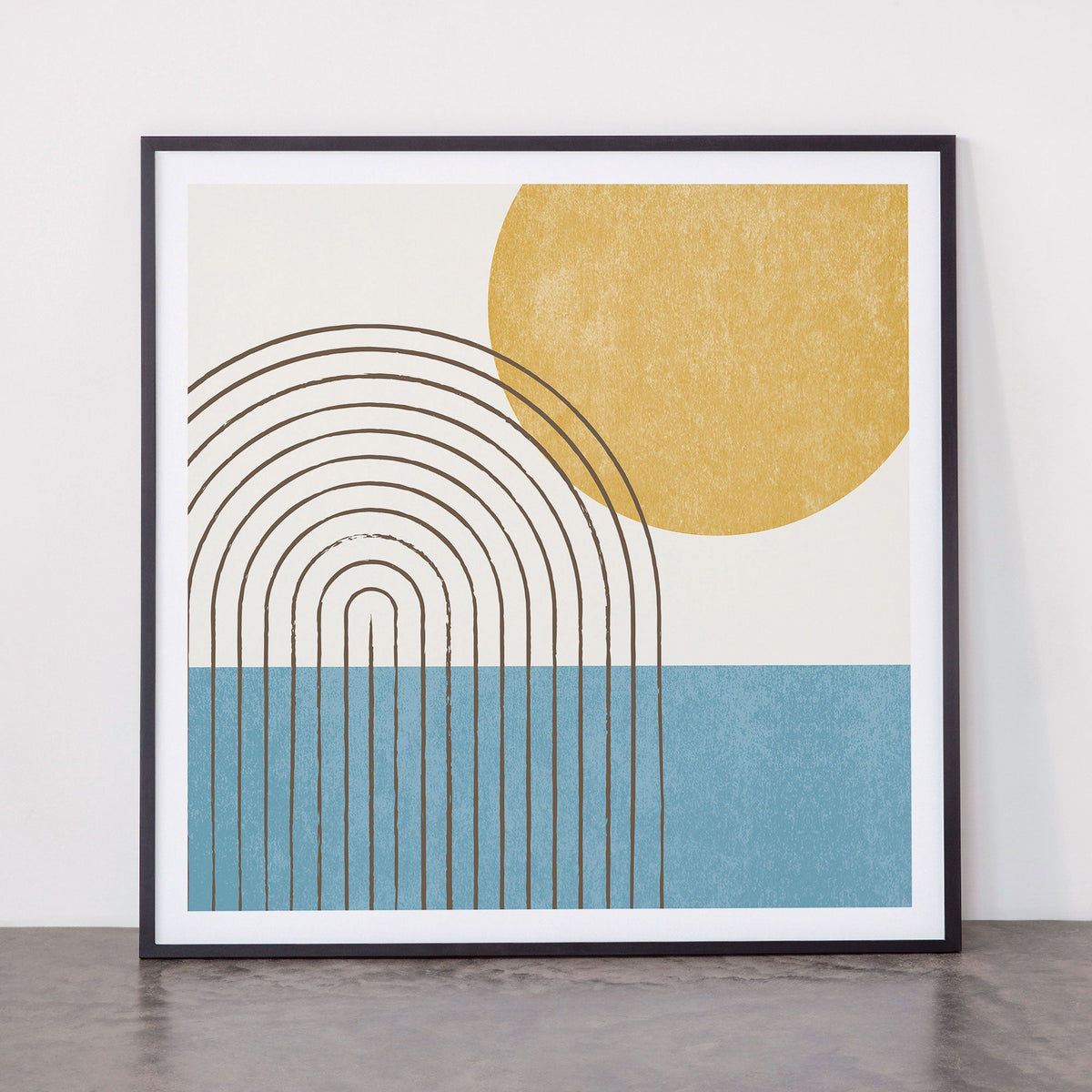 Sunny ocean Framed Art Print Gallery Image 11