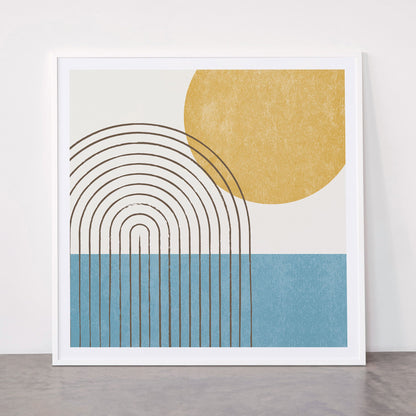 Sunny ocean Framed Art Print Gallery Image 43