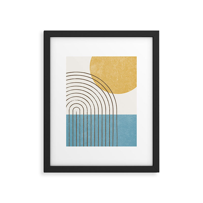 Sunny ocean Framed Art Print Gallery Image 3